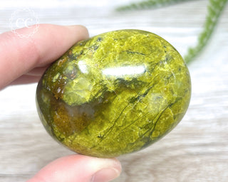 Green Opal Chunky Palm Stone #3