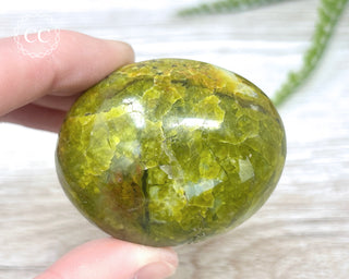 Green Opal Chunky Palm Stone #1