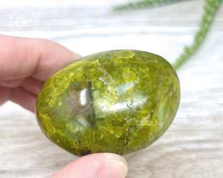 Green Opal Chunky Palm Stone #1