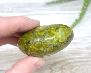 Green Opal Chunky Palm Stone #1