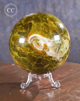 Large Green Opal Sphere #3