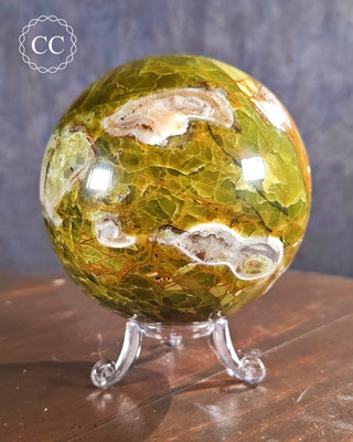 Large Green Opal Sphere #3