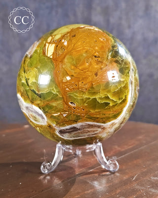 Large Green Opal Sphere #3