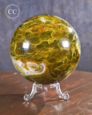 Large Green Opal Sphere #3