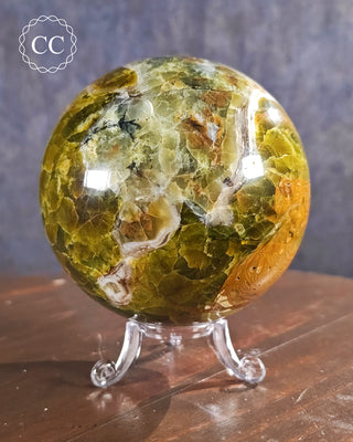 Large Green Opal Sphere #3