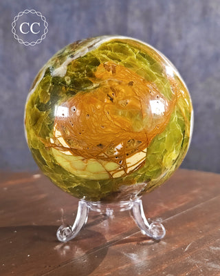 Large Green Opal Sphere #3