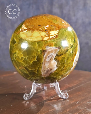 Large Green Opal Sphere #3