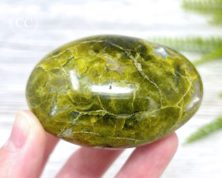 Green Opal Chunky Palm Stone #1