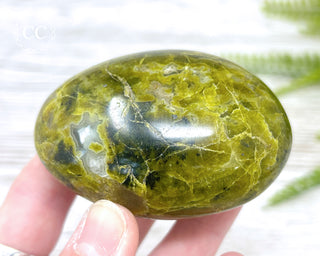 Green Opal Chunky Palm Stone #1