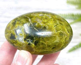 Green Opal Chunky Palm Stone #1