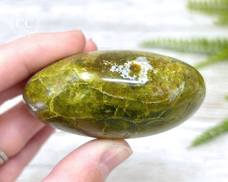 Green Opal Chunky Palm Stone #1