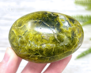 Green Opal Chunky Palm Stone #1