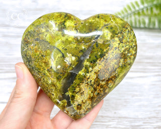 Green Opal Heart #1