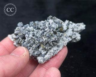 Green Sphalerite with Galena & Quartz - Bulgaria #3