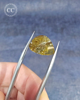 Green Tourmaline Cabochon - Siberia #2