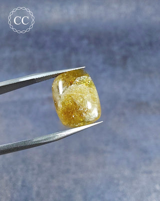 Green Tourmaline Cabochon - Siberia #1