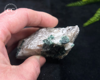 Green Tourmaline in Quartz #14