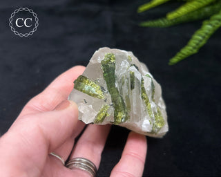 Green Tourmaline in Quartz #5