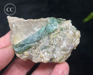 Green & Blue Tourmaline in Quartz #8