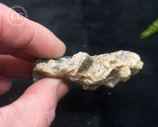 Green & Blue Tourmaline in Quartz #8