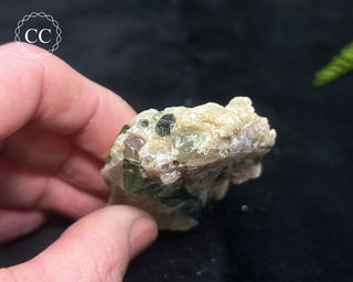 Green & Blue Tourmaline in Quartz #8