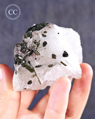 Green Tourmaline in Quartz #2