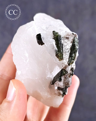 Green Tourmaline in Quartz #2