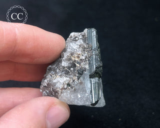 Green Tourmaline in Quartz #1