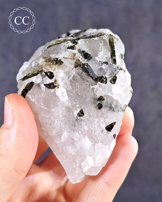 Green Tourmaline in Quartz #3