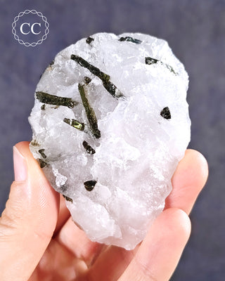 Green Tourmaline in Quartz #3
