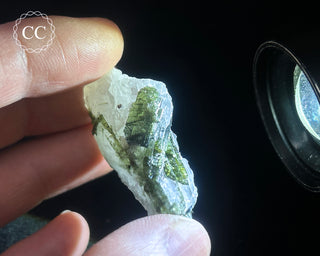 Green Tourmaline in Quartz #2