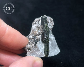 Green Tourmaline in Quartz #1