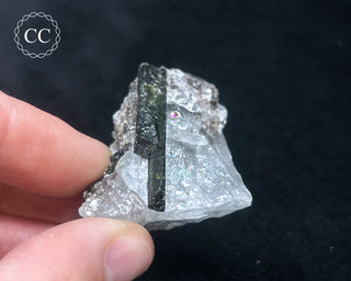 Green Tourmaline in Quartz #1