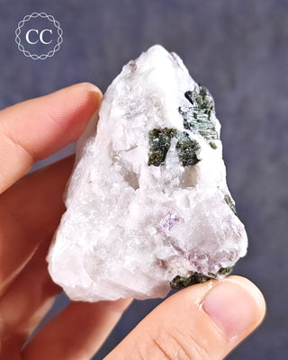 Green Tourmaline in Quartz #1
