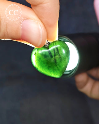 Greenland Jade Heart Pendant