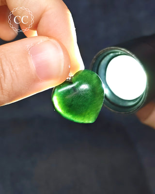 Greenland Jade Heart Pendant