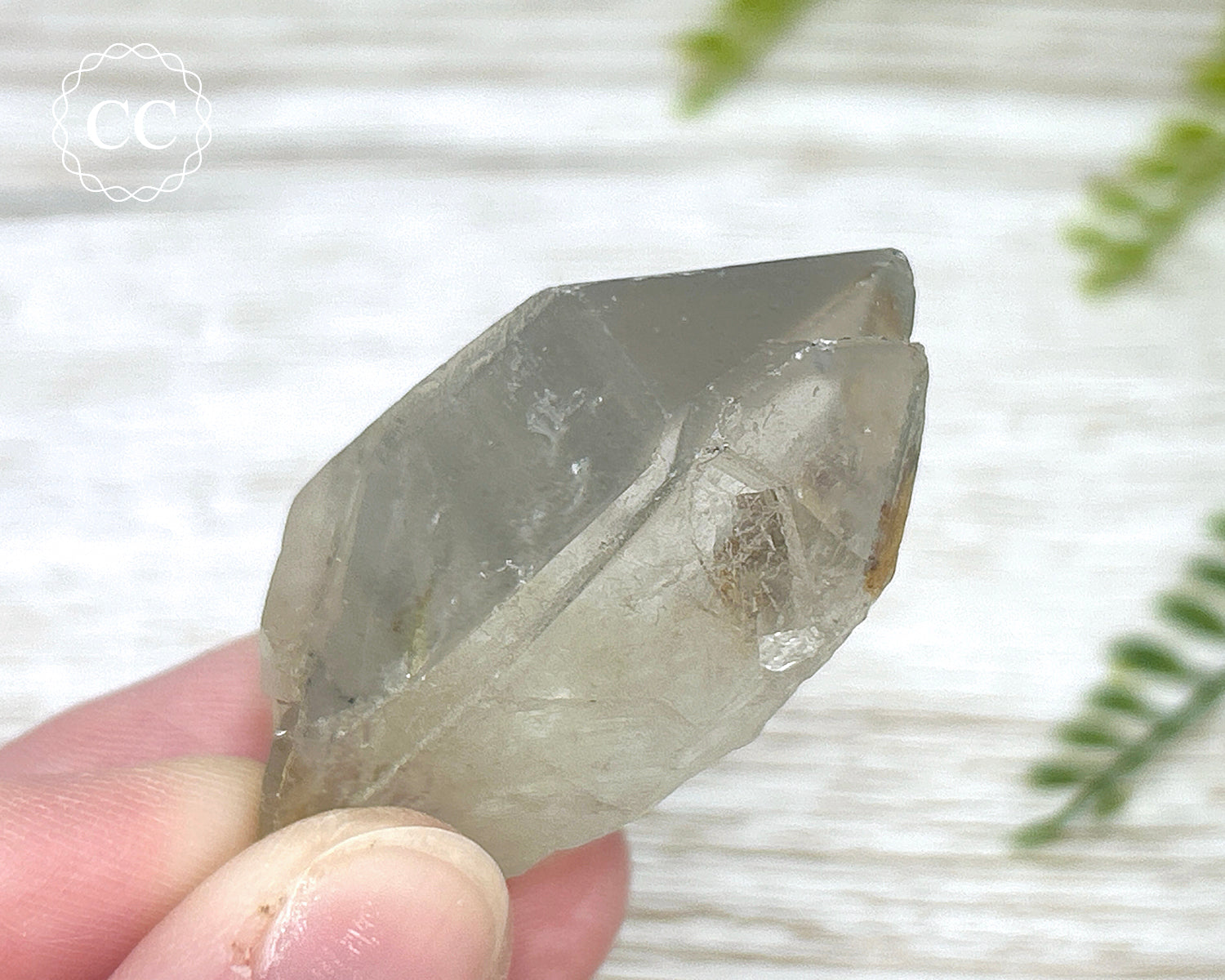 Grey Phantom Quartz Point #3 – The Citrine Circle