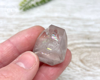 Pink Hematite (Lithium) Quartz Tower #11