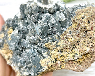 Bladed Hematite & Calcite Specimen - Murcia #1