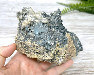 Bladed Hematite & Calcite Specimen - Murcia #2