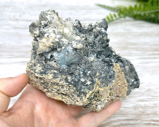 Bladed Hematite & Calcite Specimen - Murcia #2