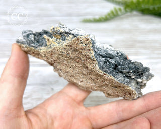 Bladed Hematite & Calcite Specimen - Murcia #6