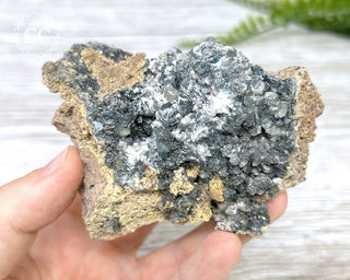 Bladed Hematite & Calcite Specimen - Murcia #7