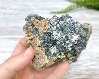 Bladed Hematite & Calcite Specimen - Murcia #7