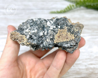 Bladed Hematite & Calcite Specimen - Murcia #7