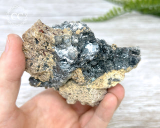 Bladed Hematite & Calcite Specimen - Murcia #7