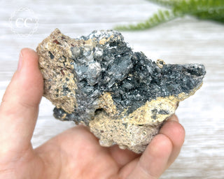 Bladed Hematite & Calcite Specimen - Murcia #7