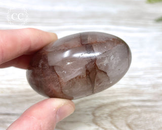 Hematoid Quartz Chunky Palm Stone #4