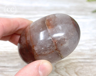 Hematoid Quartz Chunky Palm Stone #4