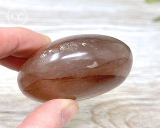 Hematoid Quartz Chunky Palm Stone #2